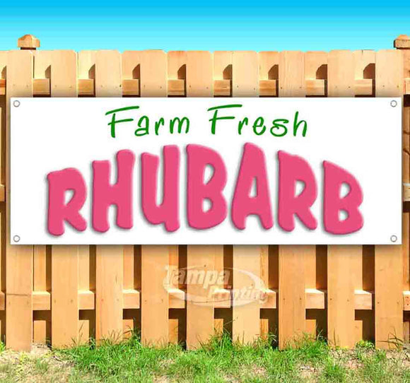 Farm Fresh Rhubarb Banner
