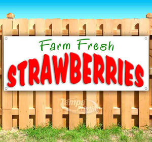 Farm Fresh Strawberries Banner
