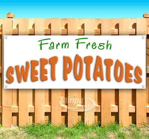 Farm Fresh Sweet Potatoes Banner