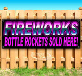 Fireworks Bottle Rockets Banner