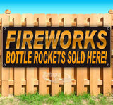 Fireworks Bottle Rockets Banner