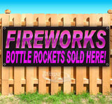 Fireworks Bottle Rockets Banner