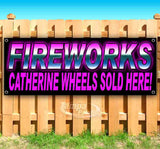 Fireworks Catherine Wheels Banner
