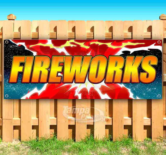 Fireworks Explosion Banner