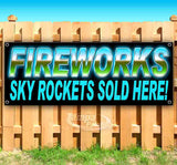 Fireworks Sky Rockets Banner