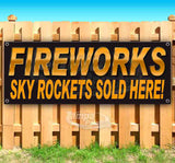Fireworks Sky Rockets Banner