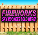 Fireworks Sky Rockets Banner