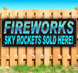 Fireworks Sky Rockets Banner