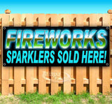 Fireworks Sparklers Banner
