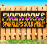 Fireworks Sparklers Banner