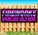 Fireworks Sparklers Banner