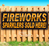 Fireworks Sparklers Banner