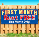 First Month Rent Free Banner