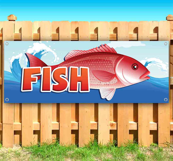 Fish With Waves Banner