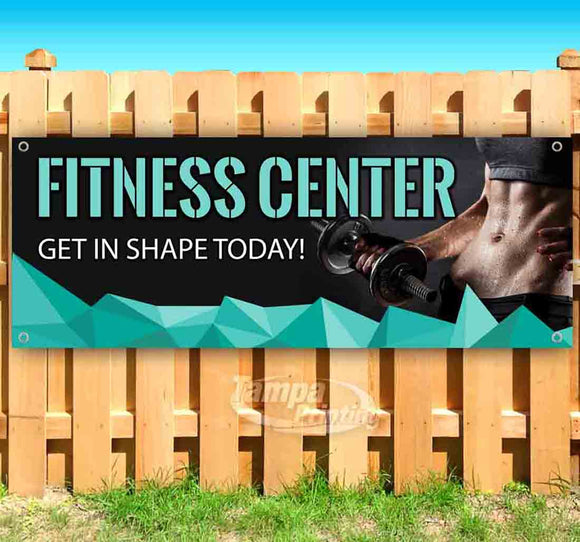 Fitness Center Get In Shape Today Banner