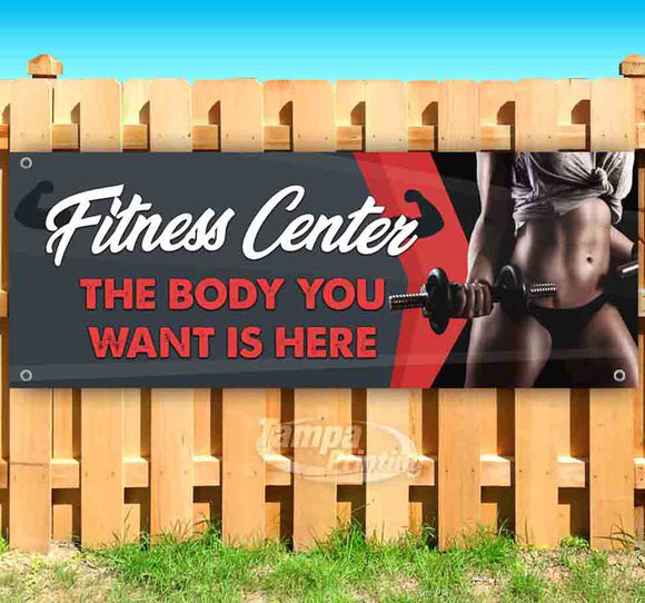Fitness Center The Body You Want Is Here Banner