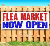 Flea Market Now Open Banner