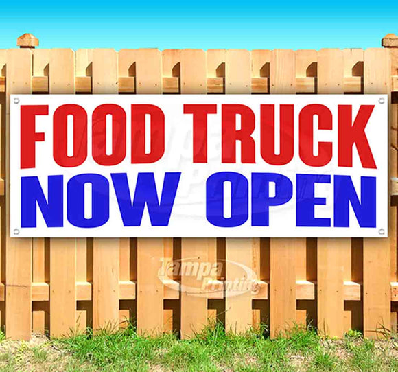 Food Truck Now Open Banner