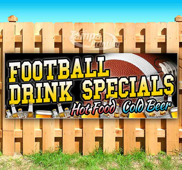 Football Drink Specials Banner