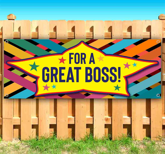 For A Great Boss Banner