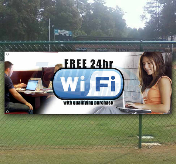 Free 24 Hour Wifi Banner