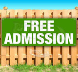 Free Admission Banner