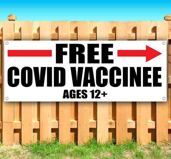 Free Covid Vax 12+ Banner