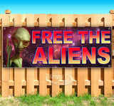 Free The Aliens Banner