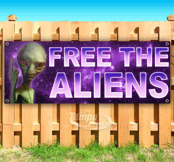 Free The Aliens Banner