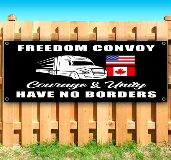 Freedom Convoy Courage Unity Banner