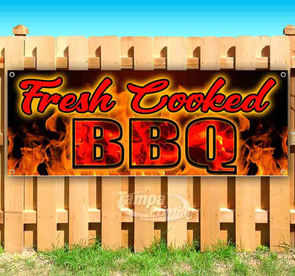 Fresh Cooked BBQ Banner