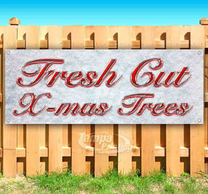 Fresh Cut X-mas Trees Banner