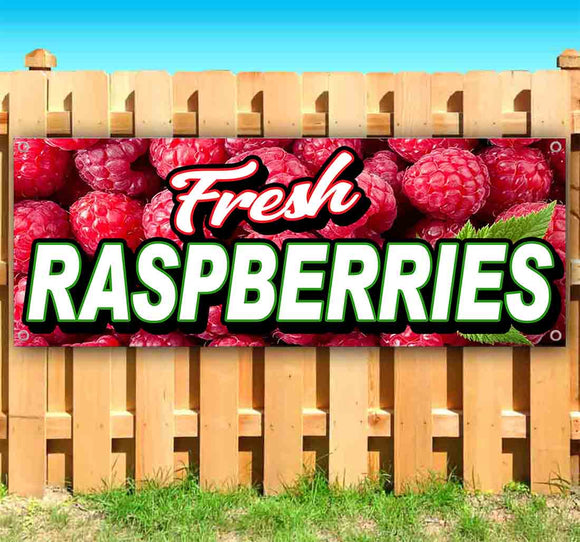 Fresh Rasberries Banner