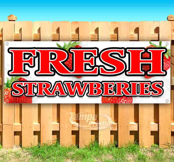 Fresh Strawberries Banner