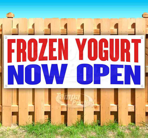 Frozen Yogurt Now Open Banner