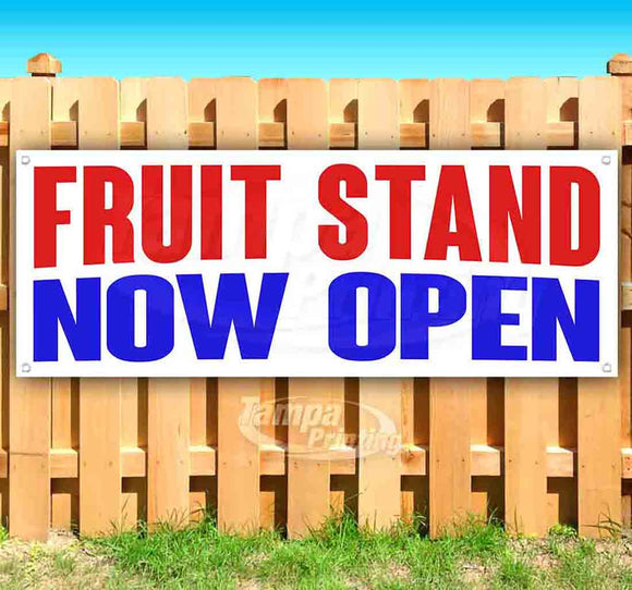 Fruit Stand Now Open Banner