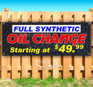 Full Synthetic Oil Change Banner