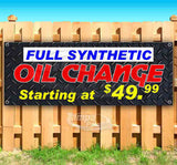 Full Synthetic Oil Change Banner