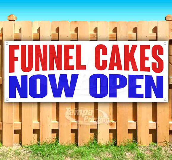 Funnel Cakes Now Open Banner