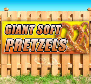 Giant Soft Pretzels Banner
