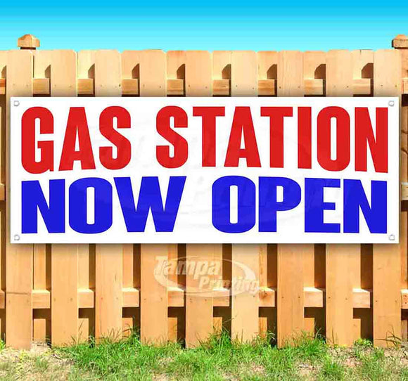Gas Station Now Open Banner