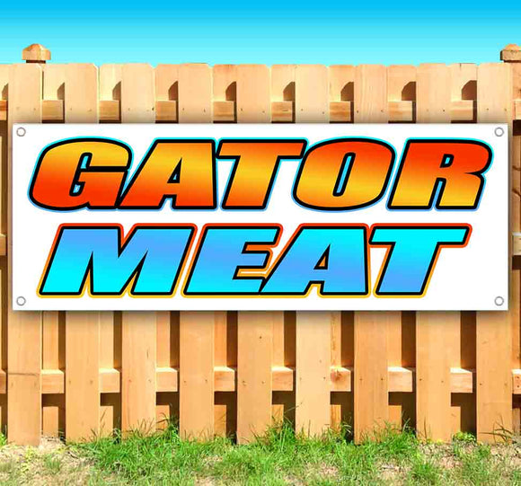 Gator Meat Banner