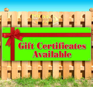 Gift Certificates Available Banner
