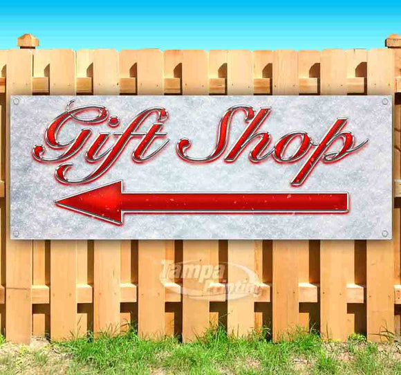 Gift Shop Left Arrow Banner