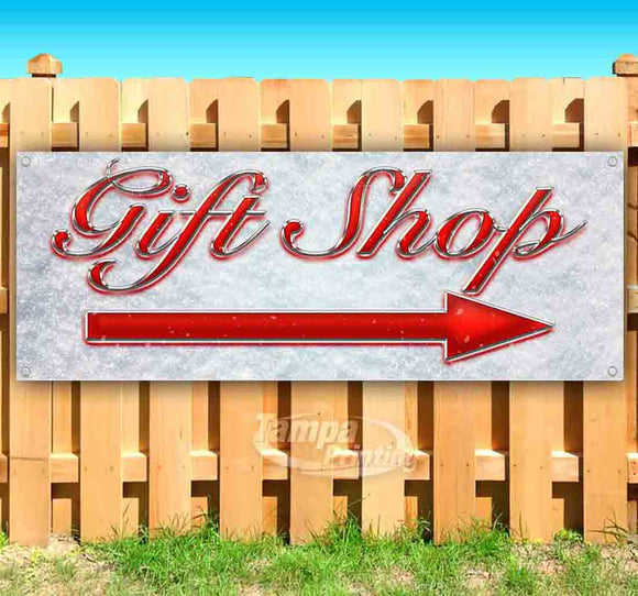Gift Shop Right Arrow Banner