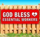 God Bless Essential Workers Banner
