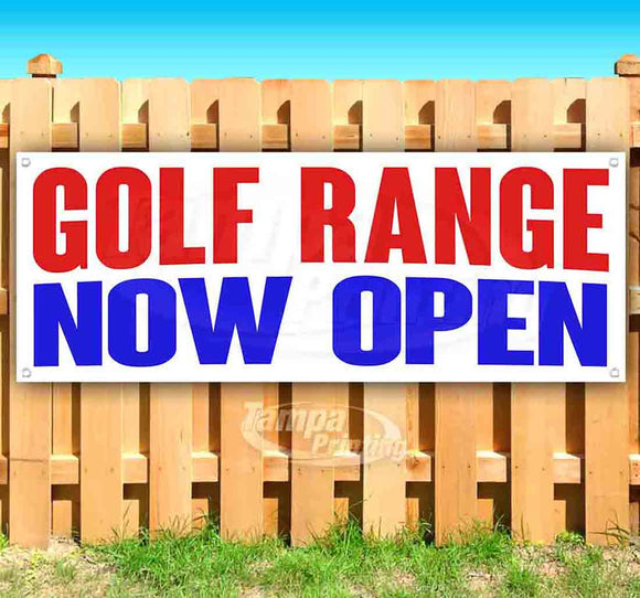 Golf Range Now Open Banner