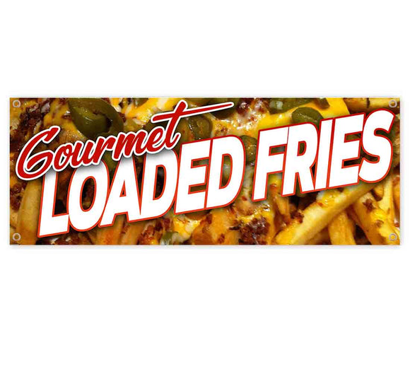 Gourmet Loaded Fries Banner