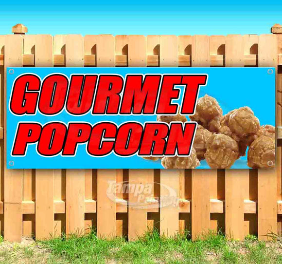 Gourmet Popcorn Banner