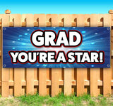 Grad You're A Star Banner